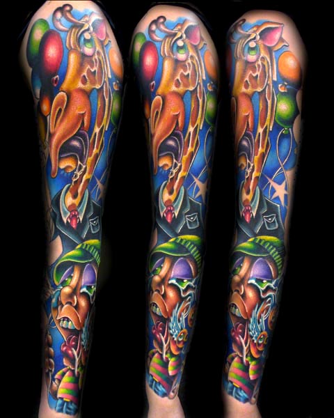 Tattoos - Coverup tattoos - Addison suicide's sleeve